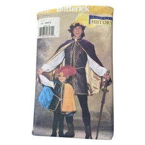 Butterick 5656 Pattern Size XS-XL Making History Renaissance Costume UNCUT